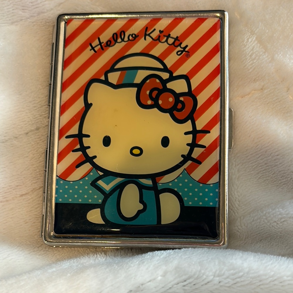 Hello Kitty Red and Blue Compact Case